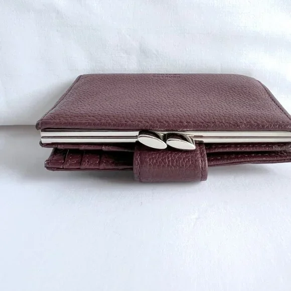 Giani Bernini Women's Wallet, Burgundy, Soft Leather, Pebble Texture, VGC! - Picture 6 of 12